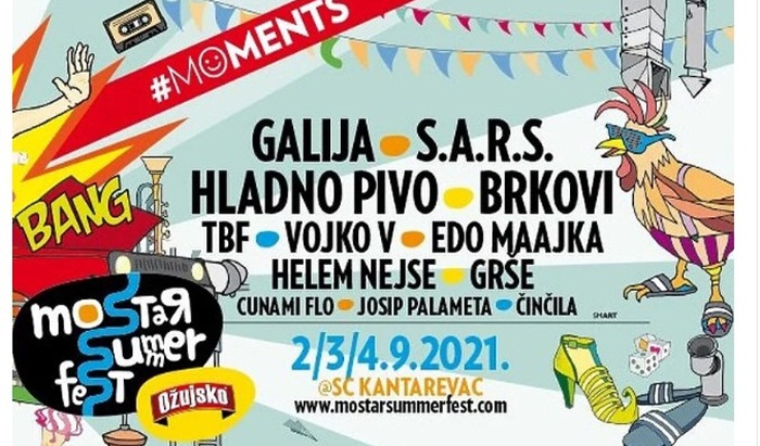 Mostar Summer Fest: Stižu Edo Maajka, Hladno pivo i mnogi drugi