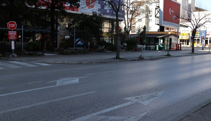 Mostarske ulice prazne nakon pojave koronavirusa