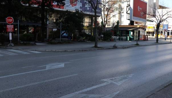 Mostarske ulice prazne nakon pojave koronavirusa
