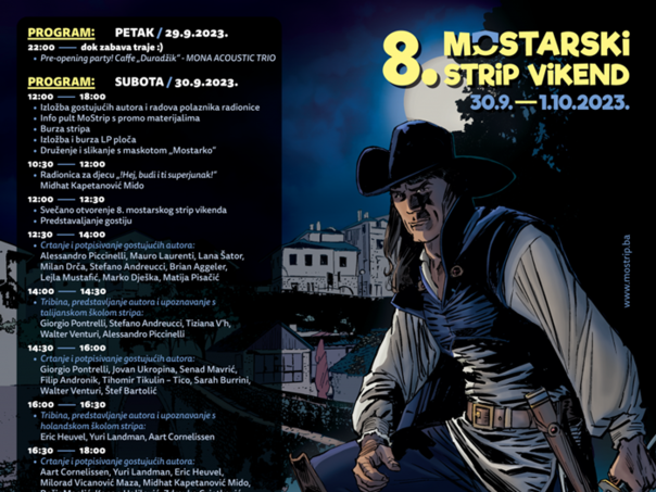 Mostarski strip vikend u subotu, rekordan broj gostujućih autora