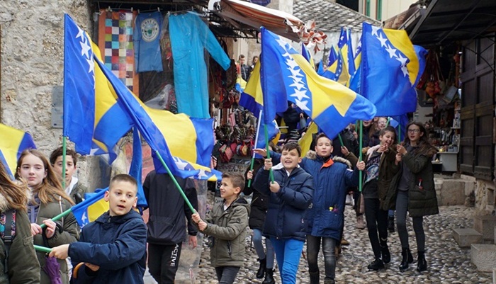 Mostarski učenici obilježili Dan neovisnosti BiH