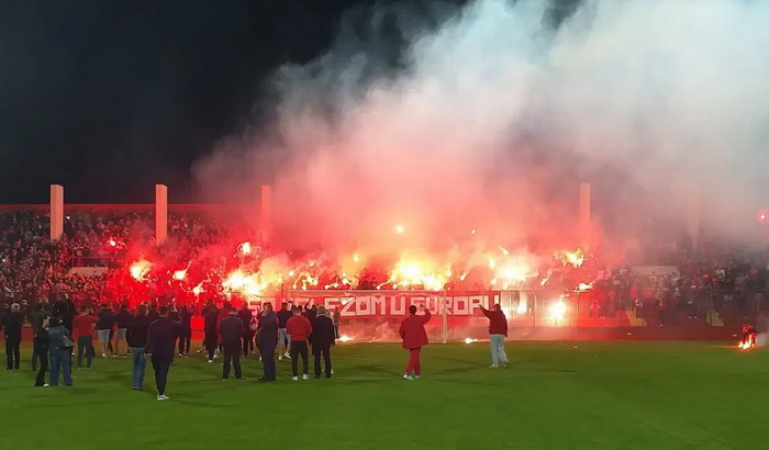 Mostarski Velež zahvalio navijačima na veličanstvenom dočeku