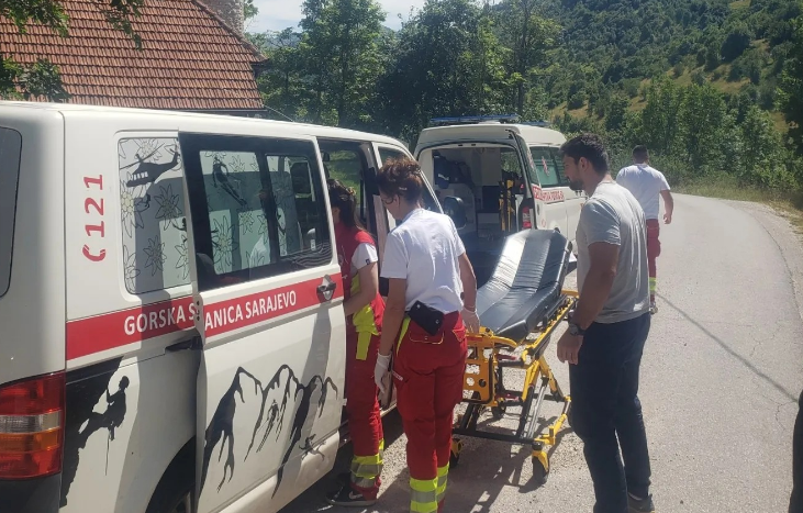 Motorist povrijeđen na području sela Umoljani