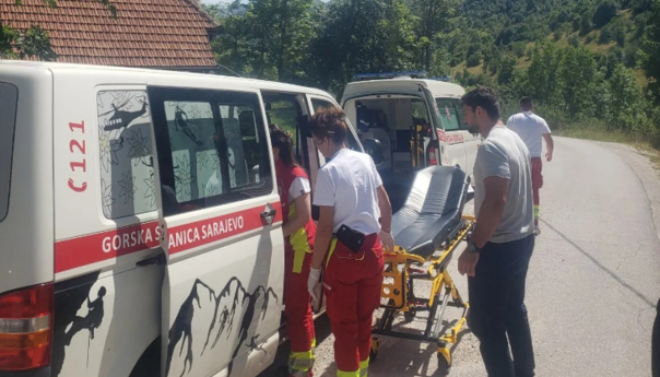 Motorist povrijeđen na području sela Umoljani