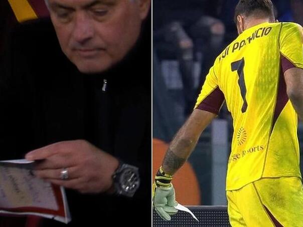 Mourinho usred utakmice poslao pismo svom golmanu preko dječaka koji sakuplja lopte
