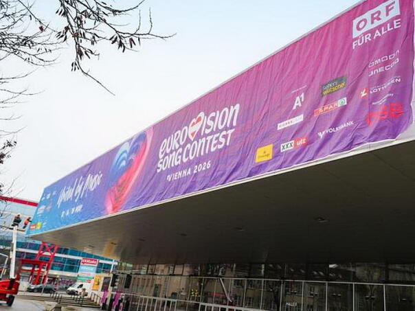 Multifunkcionalna arena u Beču ukrašena obilježjima Eurosonga