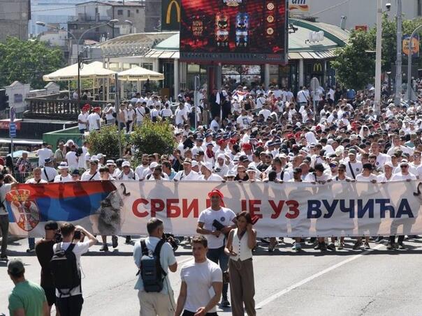 MUP izbrojao 207.000 ljudi na Vučićevom skupu, snimak ih razotkrio