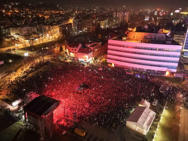 MUP KS: Na dočeku Nove godine u Sarajevu bilo 64.000 posjetilaca