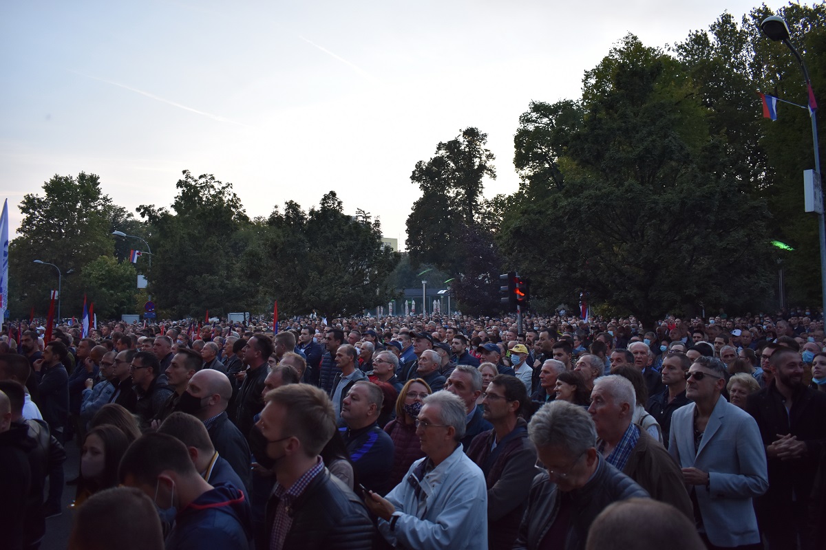 MUP RS: Oko 3.500 građana na skupu opozicije