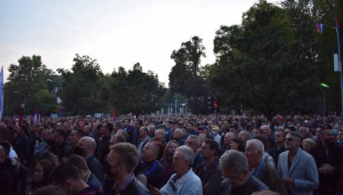 MUP RS: Oko 3.500 građana na skupu opozicije