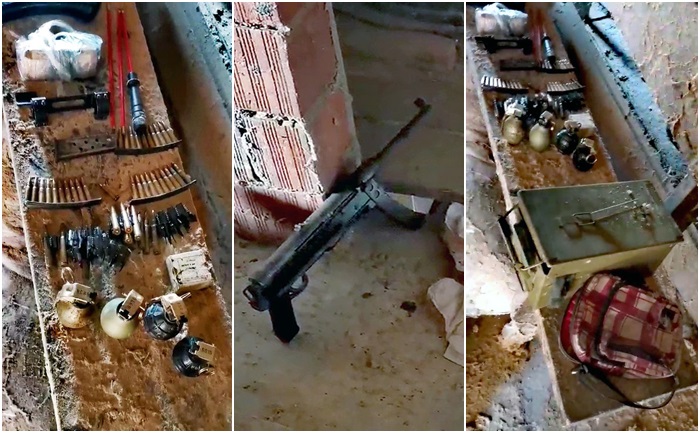 MUP Srbije objavio fotografije arsenala pronađenog u vikendici Uroša Blažića