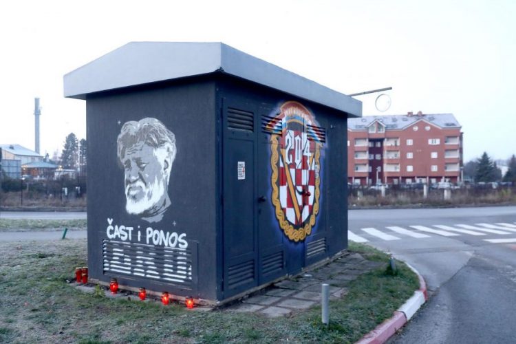 Mural zločinca Praljka ponovno oslikan u Zagrebu
