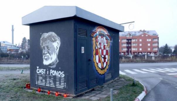 Mural zločinca Praljka ponovno oslikan u Zagrebu