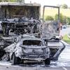 Muškarac izgorio u automobilu nakon frontalnog sudara s kamionom