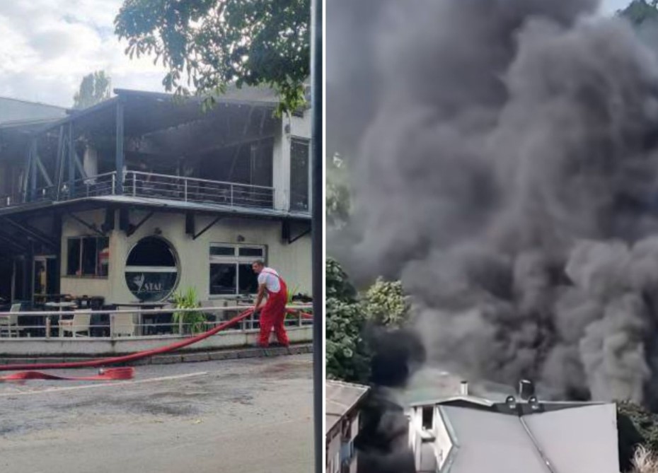 Muškarac ušao u kafić i zamolio goste da izađu, pa ga zapalio