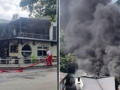 Muškarac ušao u kafić i zamolio goste da izađu, pa ga zapalio