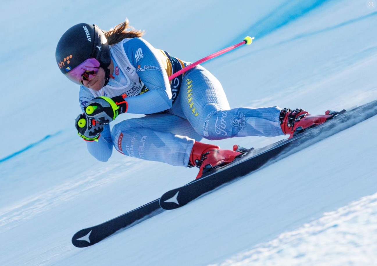 Muzaferija 45. u spustu u Tarvisiju, pobjeda Delago