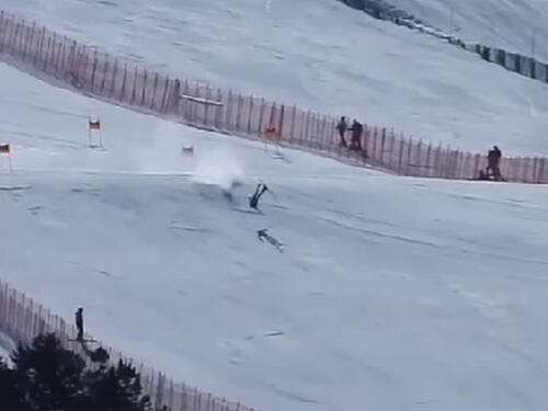 Muzaferija objavila snimak svog teškog pada na stazi