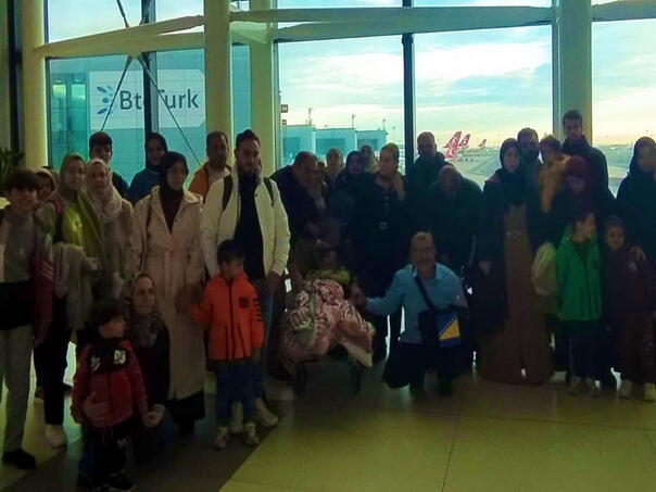 MVP BiH: Bh. državljani sa srodnicima iz Gaze stigli u Istanbul