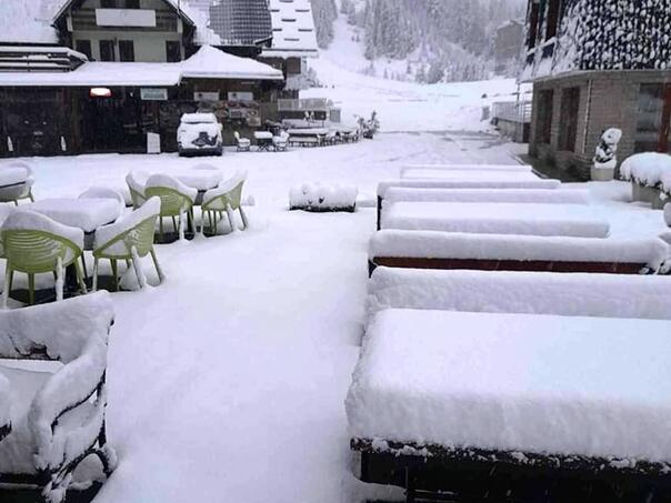 Na Bjelašnici jutros minus 4 stepena, danas oblačno sa kišom i snijegom