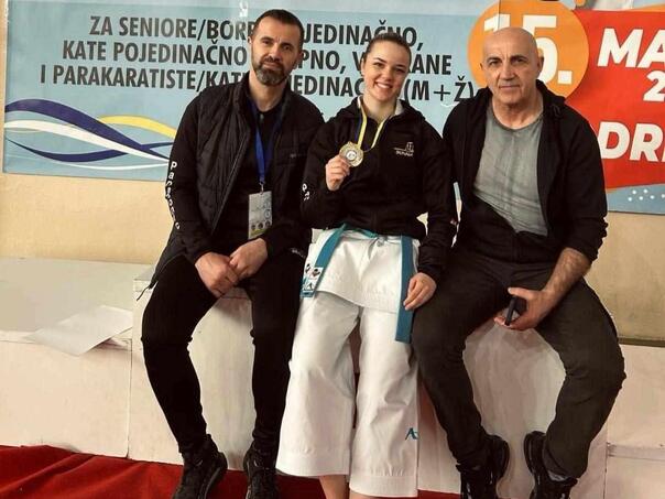 Na Državnom prvenstvu u Modriči Ilda Muzurović prva u katama za seniorke