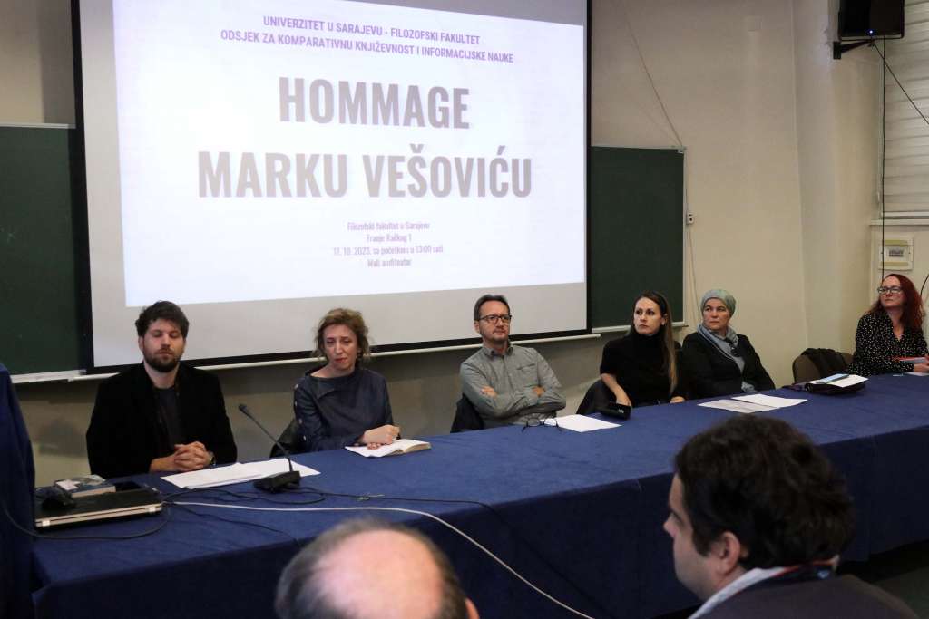 Na Filozofskom fakultetu hommage Marku Vešoviću, odavanje počasti profesoru i kolegi