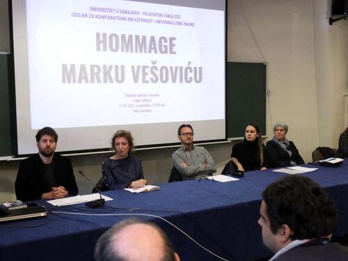 Na Filozofskom fakultetu hommage Marku Vešoviću, odavanje počasti profesoru i kolegi