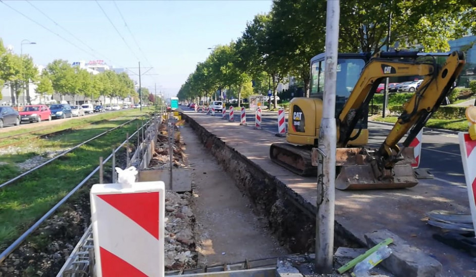 Na gradilištu tramvajske pruge u Sarajevu nijednog radnika