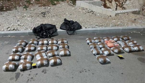 Na granici Crne Gore i BiH zaplijenjena droga vrijedna 225.000 KM