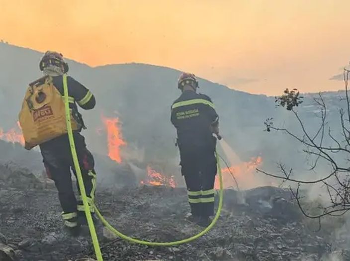 Na Jadranu bukti ogromni požar, gasi ga više od 60 vatrogasaca i kanader