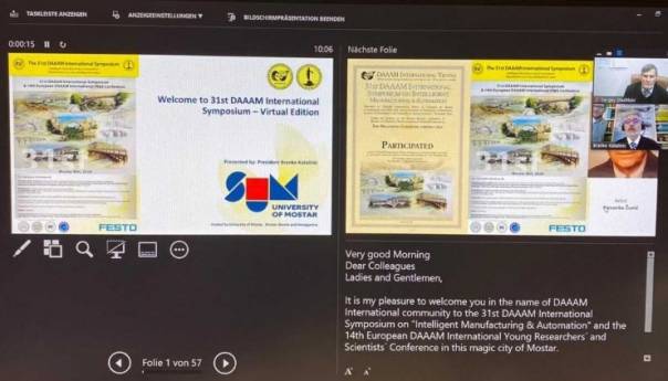 Na konferenciji 'DAAAM International week' simpozij i predstavljenje 140 radova