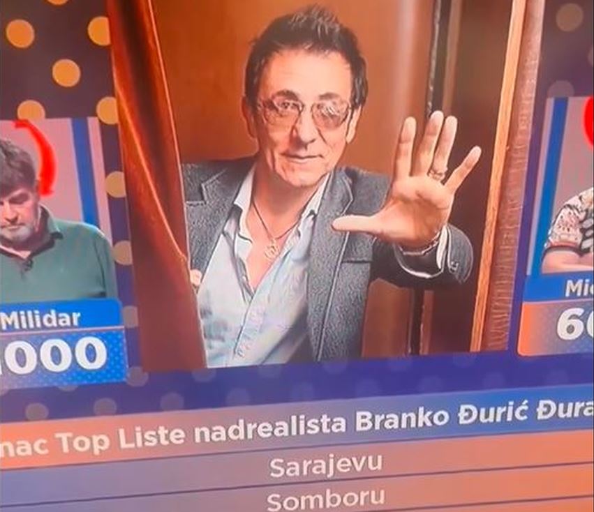 Na kvizu kazali da je Đuro rođen u Šapcu, on na svoj način odgovorio 