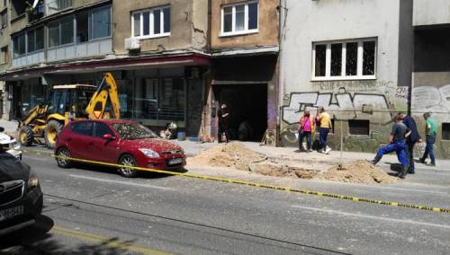 Na Marijin Dvoru incident tokom radova, saobraćaj se odvija otežano