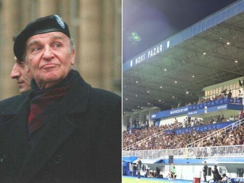 Na meču Novi Pazar-Sarajevo sa razglasa puštena pjesma posvećena Aliji Izetbegoviću