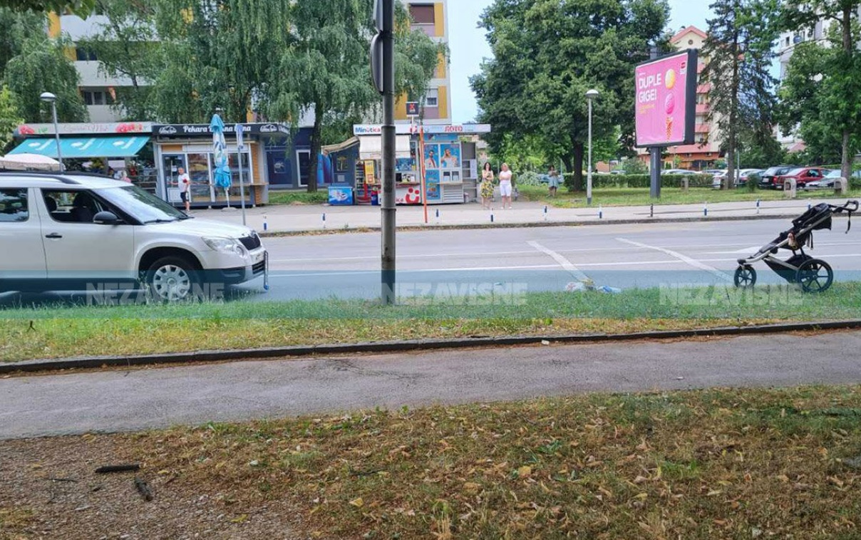 Na pješačkom prelazu udario ženu i dijete u kolicima