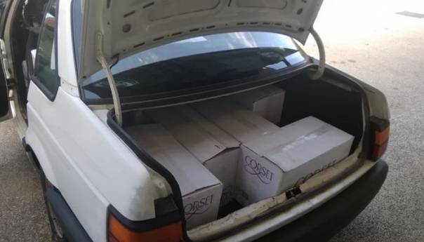 Na području Bileće zaplijenjeno 8.750 kutija cigareta
