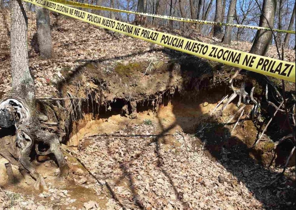 Na području Kozarca pronađeni posmrtni ostaci jedne žrtve