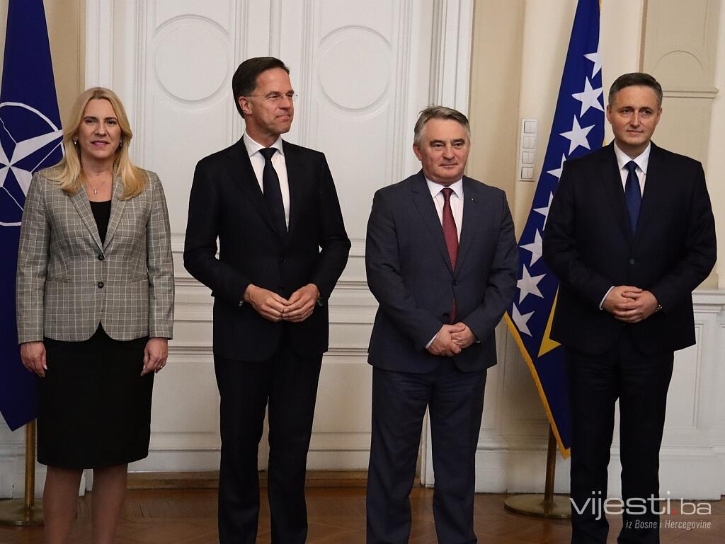 Na poziv Ruttea: Predsjedništvo BiH sutra na sastanku Sjevernoatlantskog vijeća