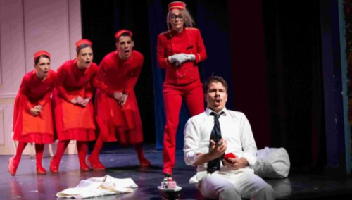 Na pozorišnom trgu Susan Sontag izvedena komična opera "Telefon"