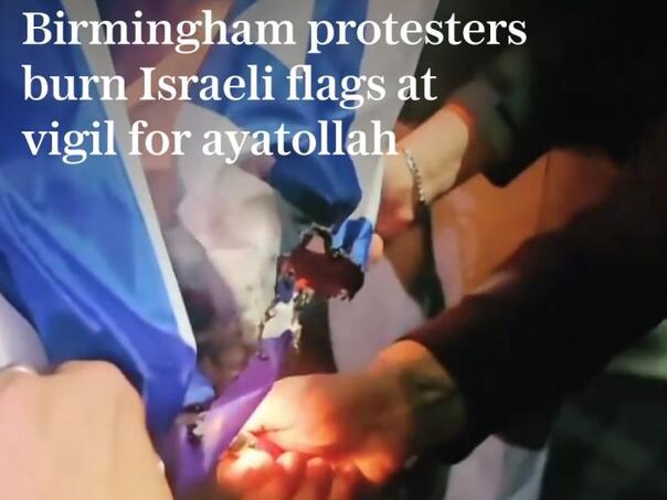 Na protestima u Engleskoj spaljene izraelske zastave