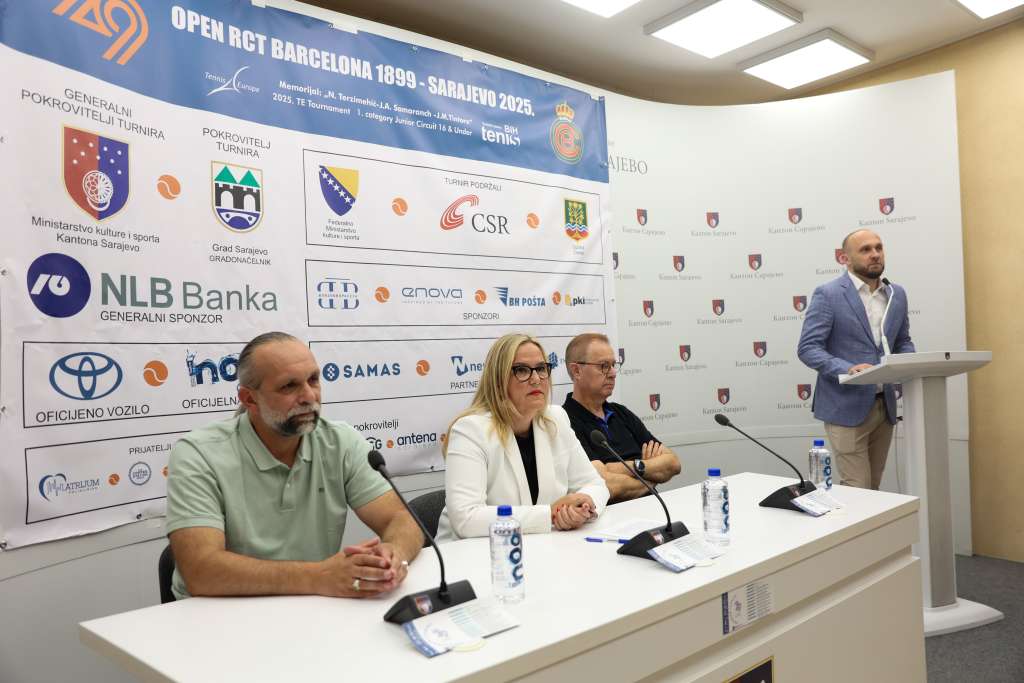 Na teniskom turniru "Open RTC Barcelona 1899 - Sarajevo 2025" više od 100 takmičara iz 23 države