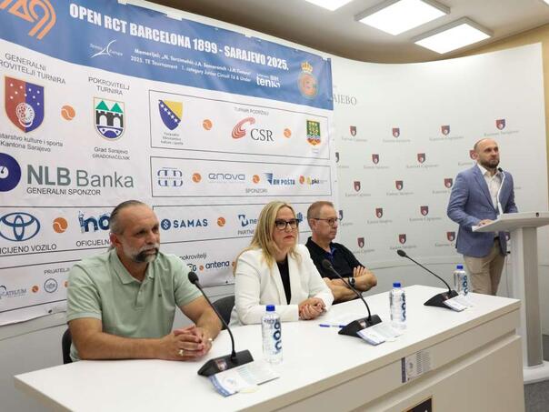 Na teniskom turniru "Open RTC Barcelona 1899 - Sarajevo 2025" više od 100 takmičara iz 23 države