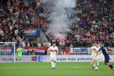 Na utakmici Hrvatske i Turske ponovo se čula ustaška pjesma