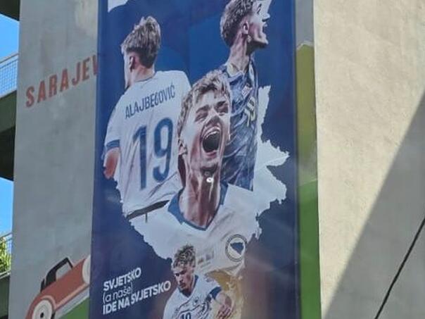 Na zgradi osvanuo veliki bilbord Alajbegovića: Svjetsko, a naše!