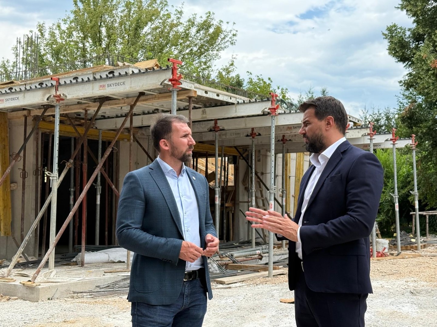 Načelnik Muzur i ministar Delić obišli gradilište budućeg Centra za osobe s poteškoćama u razvoju na Ilidži