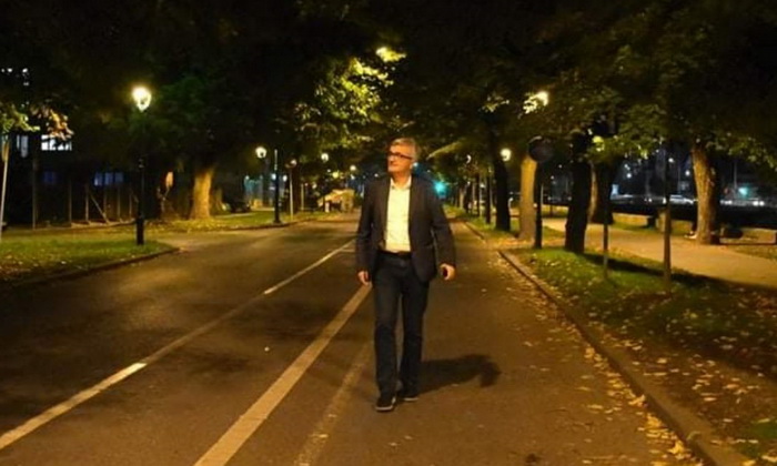 Načelnik Srđan Mandić na ‘smotri’ sijalica