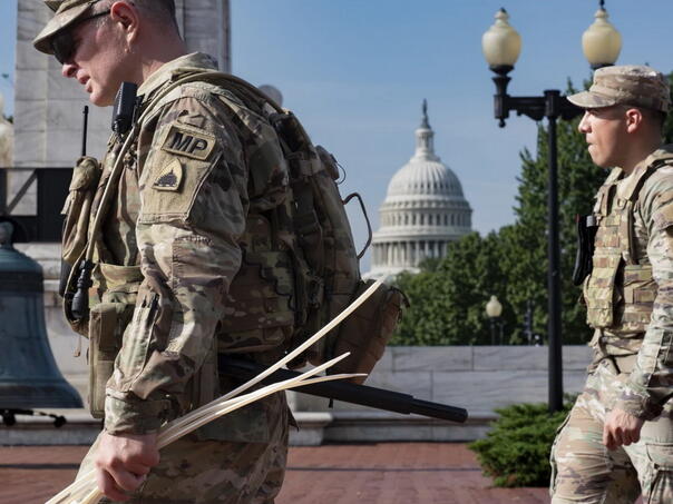 Nacionalna garda rasporedila 800 pripadnika za misiju u Washingtonu
