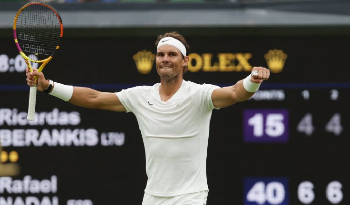 Nadal se plasirao u 3. kolo Wimbledona: Kiša prekinula meč, ali ne i sjajan ritam Španca
