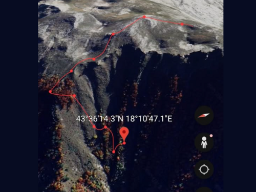 Nadljudski napori: Pogledajte rutu kojom je GSS izvlačio tijelo planinara