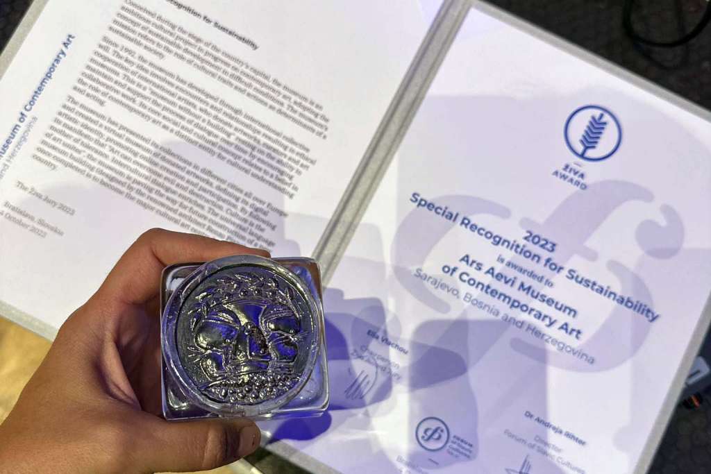 Nagrada Foruma slavenskih kultura 'Živa' za održivost pripala Muzeju Ars Aevi
